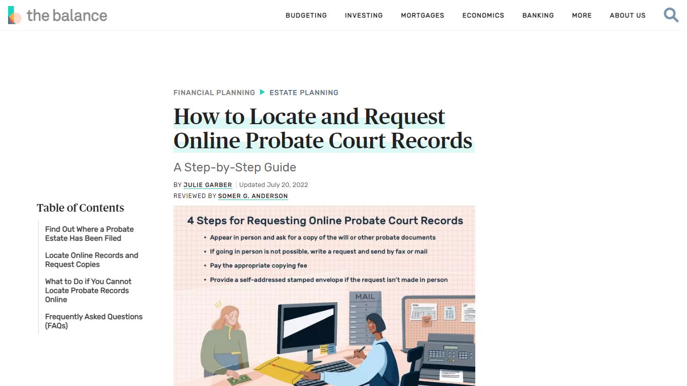 How to Locate and Request Online Probate Court Records - The Balance